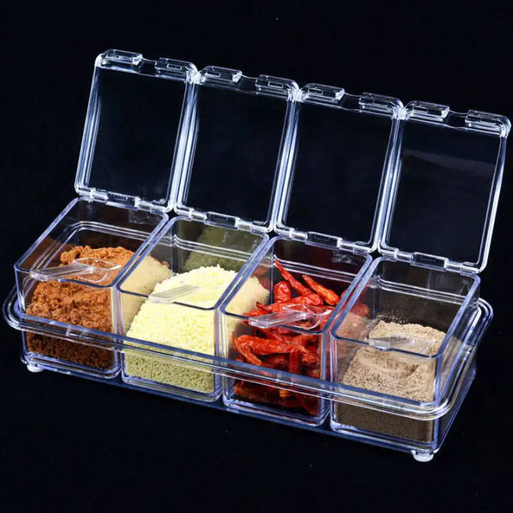 4%20Pcs%20Crystal%20Seasoning%20Box%20with%20Spoons%20and%20Tray%20Acrylic%20Spice%20Container%20Plastic%20Spice%20Jar%20Set%20Spice%20Storage%204%20Compartment%20Spice%20Jars%20with%20Cover%20and%20Spoon%20and%20tray%20for%20Kitchen%20-%20Image%203