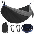 Camping Hammock Double Single Lightweight Hammock with Hanging Ropes for Backpacking Hiking Travel Beach Garden. 