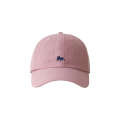Korean Style Little Fox Embroidered Baseball Cap Women Spring Summer Versatile Wide Brim High-Quality Pure Cotton Soft Top Hat for Men. 