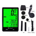 Mountain Road Bicycle Code Meter Large Screen English Waterproof Luminous Speedometer Speedometer. 