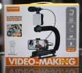 PLOKAMA C Shape Video making Kits ULC SHAPE HandHeld Stabilizer Kits LED LIGHT and Mic. 