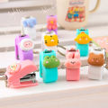 1/3Pcs Cartoon Animal Mini Stapler Cute Portable Stapler Keychain Binding Tool File Organizer Office Stationery School Student Supplies. 
