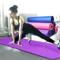 Yoga Mats Exercise Mats for Home Workout Thick Yoga Mat for Men and Women Exercise Mat Workout Mat for Yoga Pilates Home Gym Yoga Mat Non Slip, Travel Yoga Mat, 4mm Thick, High Performance, Non-Slip Grip, Made for Long Lasting Stability and Support. 