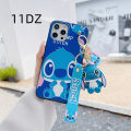 Stitch Phone Case Infinix Note 3 7 7 Lite 8 8i 10 10 Pro 11 11 Pro 11i 11s Phone Casing Cartoon Stitch Wristband Lanyard Strap Silicone Shockproof Phone Cover. 