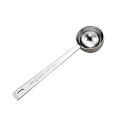 【SkinHorizon】New TENSKE 1PC 15ml Stainless Steel Coffee Milk Powder Tea Leaves Self Measuring Scoop Spoon kitchen Measuring Tools. 