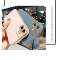 Hontinga Case for iPhone 11 Luxury 6D Plating Soft Back Cover Silicone Square Frame Shiny Bling Phone Cases. 