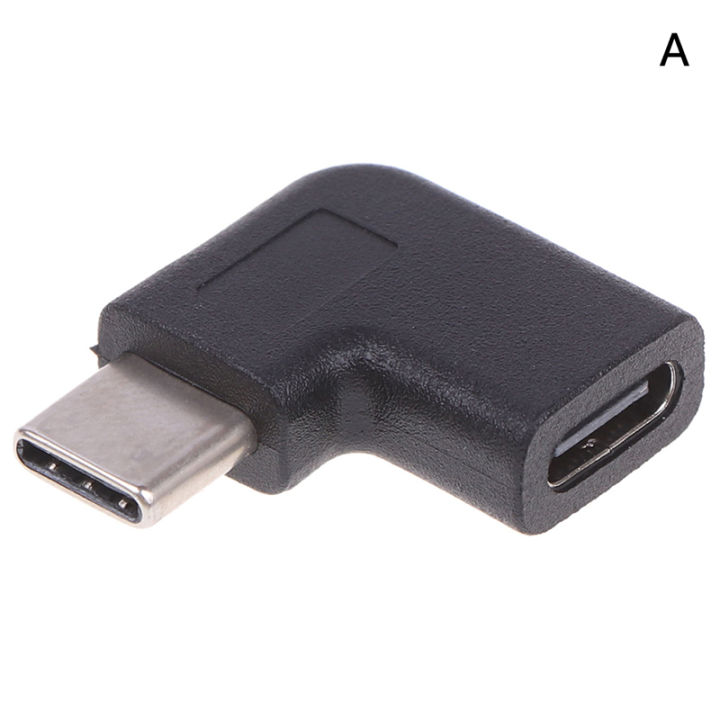 Right Angle 90 Degree USB 3.1 Type C Male To Female USB-C Converter ...