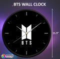 BTS Logo Wall Clock  K-Pop Big Size Wall Clock- Quality Wall Clock. 