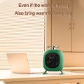 Household Warm Air Blower Electric Fan Desktop Electric Heater Small Sun Energy-Saving Heating Heater. 