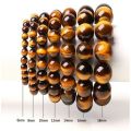 Tiger Eye Stone Bracelet Natural Breads 8. 