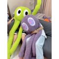Long leg octopus doll octagate emoji pack pillow oversized long hands and long feet doll giant plush toy. 