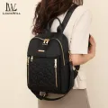 LouisWill Backpack Women Shoulder Bag Waterproof Oxford Cloth Backpack Large Capacity Backpack Lightweight Laptop Backpack Casual Zipper Packs With Fur Ball Decoration for Girls Teens Women. 