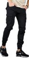 Men's Twill Cotton Cargo Pants – Comfortable Casual Trousers for Daily Wear. 