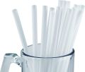 100/200 pcs White Straws Plastic Bendable Drinking Straws. 