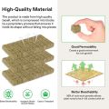 50Pcs Square Rock Wool Grow Stonewool Hydroponic Grow Media Plant Soilless Substrate Plug Seedling Block Gardening Tool. 