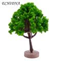 Mixed sizes of natural green model trees, choose the size that suits you Artificial trees for DIY landscaping accessories. 