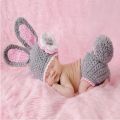 Baby Cute Crochet Cotton Thread Animal Newborn Photo Costume Unisex Clothing Accessories. 