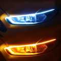 DRL+Signal Light 45cm For Any Vehicle Car DRL Daytime Running Light Lamp Strip 2pcs(Left/Right). 