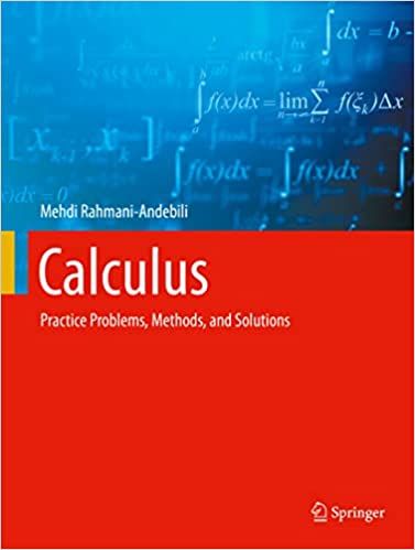Calculus, Practice Problems, Methods, and Solutions...[9783030649791]