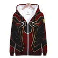 Kids Anime Spiderman Hoodies Spider Hero Gwen Sweatshirts Into The Spider-Verse Cosplay Hooded Pullover Venom Hoody for Boys. 