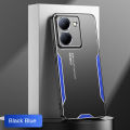 NORVIK For VIVO Y36 4G/Y36 5G NORVIK Phone Case Aluminum Metal shocckproof Shell Matte Back Cover Silicone Full Camera Protection Casing. 