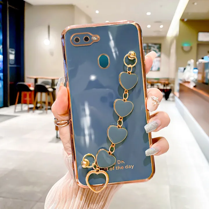 For%20OPPO%20A12%20Back%20Cover%20+%20Love%20Heart%20Bracelet%20Luxury%20Glossy%20Shiny%20Plating%20Bumper%20Ladies%20Case%20Soft%20Silicone%20Protective%20Phone%20Cases%20-%20Image%209