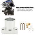 Turbo Compressor Outlet Adapter, Turbocharger Outlet Adapter High Strength Aluminum for Car. 