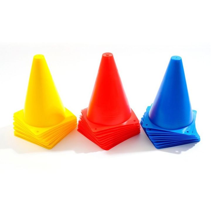 12" Inches 1 pcs Plastic Cone Games Athletic Training Cones Better Thickness Accurate Measurements Sanabil Sanaabil Sports