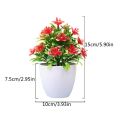 Office Artificial Plants Tree Pot Plants Artificial Flowers Small Plants Desk Decoration In Pots. 