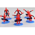 7Pcs/Set Super Heroes Spiderman Dolls Action Figure Statue Table Cake Decor. 