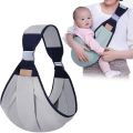 Lightweight Baby Carriers, Breathable Baby Sling Ergonomic Baby Strap One Shoulder Laboratory Saving Baby Half Wrapped Sling, Soft Mesh Front Cross Hug Baby Carrier Wrap. 