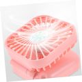 Rechargeble USB Fan Portable Fan Rechargeable Personal Fan Handheld Mini Fan for Desk Mini Battery Fan Portable Fan Hanging Neck Fan PINK. 