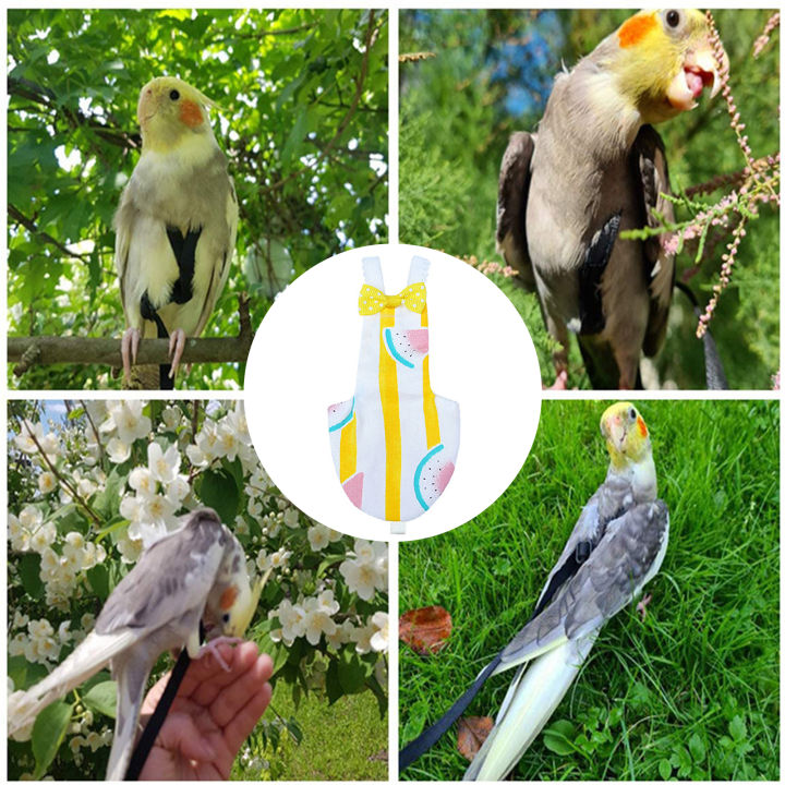 Parrot%20Costume%20Stylish%20Comfortable%20Parrot%20Diapers%20with%20Ideal%20for%20Feathered%20Friend%20Adjustable%20Shoulder%20Strap%20Bird%20Costume%20-%20Image%204