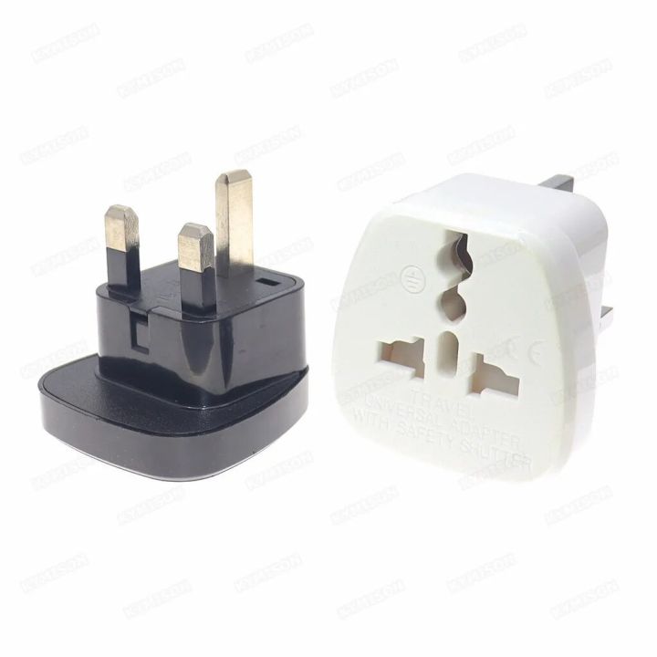 Universal CN AU EU US to UK Travel Plug Adapter Saudi Arabia Singapore
