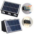 LED Outdoor Spot Rust Proof Solar Powered Fence Lights Wear Resist Sensor Sunlight for Decorating Garden Fences. 