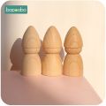 1/2/5pc Blank Wooden Dolls Handmade Toys Unpainted Dolls Kid's Printed Baby Souvenirs DIY Crafts. 