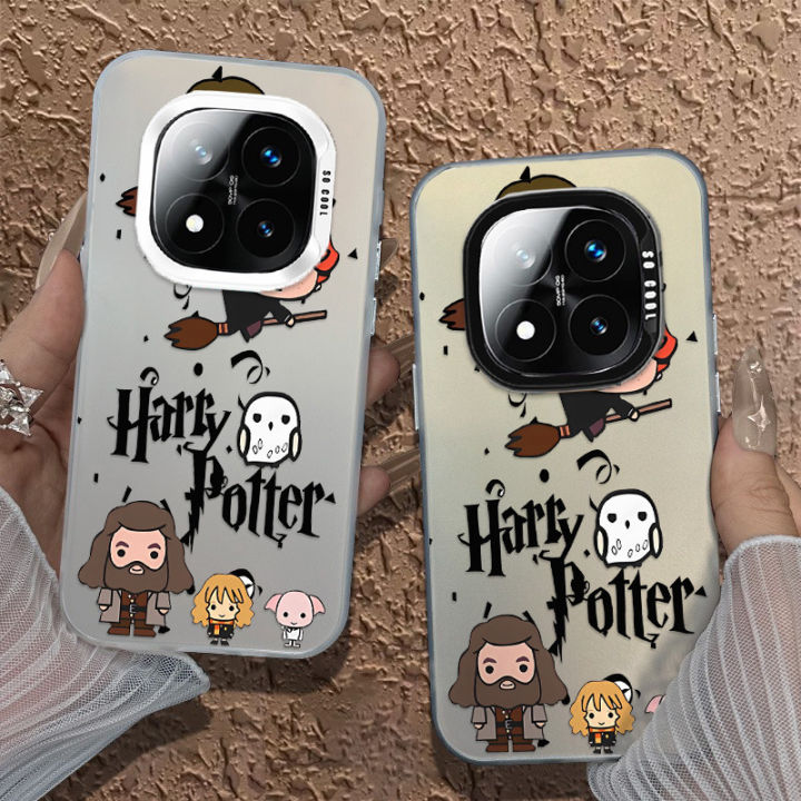 Redmi%20Note%2014%20Pro+%205G%20Note14%20Pro%205G%20Harry%20Potter%20Cartoon%20Cover%20Matte%20Colored%20Silver%20Case%20Shockproof%20Hard%20Casing%20-%20Image%205