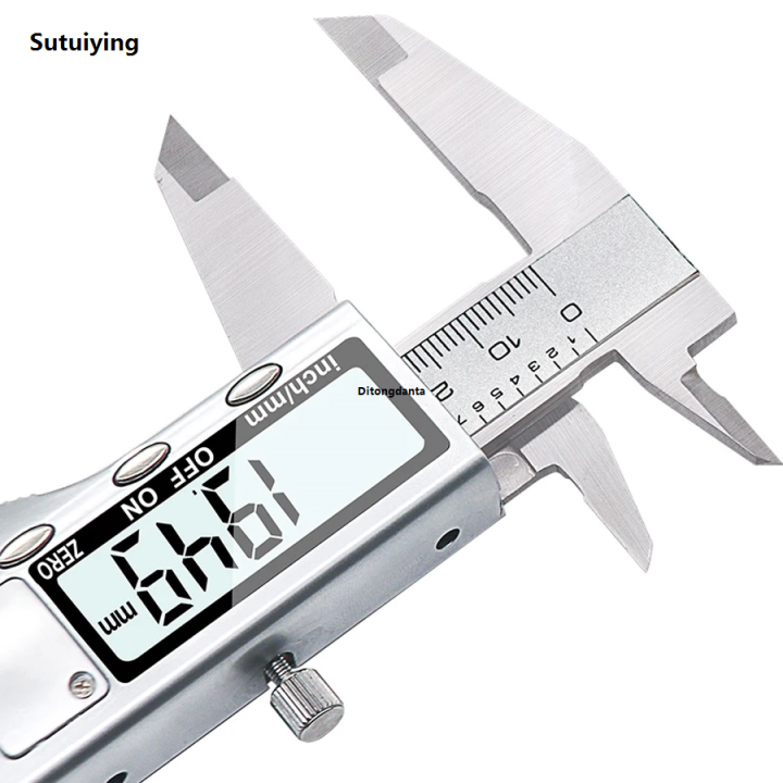 Thousandth Scale Ruler Ruler Measuring Tool Digital Fashion Vernier Speed Touing 6 Inch 0 ...