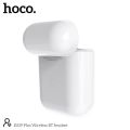 Hoco ES39 Plus Bluetooth been officially positioned renamed, music stopped. The earphones have removed the sensor support wireless charging, listening time of 12-16 hours. They come with a walkie talkie microphone and Japanese accessories. 