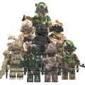 【Essential Good Item】Compatible with LEGO  Series World War II Special Airborne Corps Leopard Commando Building Block Toy Minifigures. 