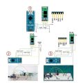 HC-05 Wireless Bluetooth RF Transceiver Master Slave Integrated Bluetooth Module 6 Pin Wireless Serial Port Communication BT Module for Arduino. 