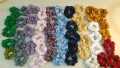 10 Random Korean Scrunchies | Luxury Valentina Hair Scrunchies | Elastic Hair Ponytail Scrunchy | Hair Tie | Hair Band | Korean Hair Band | Bool Band | Hand Bool | Girls Band | Woman Bool | Women Bool | Beautiful. 