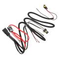 DC12V 40A HID xenon kit H7 75W HID relay harness H1 H11 H7 D2H 100W HID Power Cable Relay Control Wire Harness. 