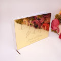 25*18cm Mrmrs Style Personalized Mirror Cover Wedding Guestbook Birthday Custom Couple Namesdate Journal Book. 