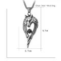 Fashion Wolf Pendant Necklaces For Men Glow Domineering Animal Vintage Chain Glowing Necklace Punk Hiphop Jewelry Accessories Queena. 