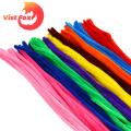 Safe Comfortable Polyester Wire for Crafting 100pcs Soft Chenille Stems for Diy Crafts Bright Color Twisting Stick Creative Home Decorations. 