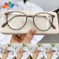 Anti Blue Light Glasses Anti Eyestrain Round Frame Anti-radiation No Degree Lightweight Eye Protection Eyewear Clear Lens Fake Computer Eyeglasses for Office. 