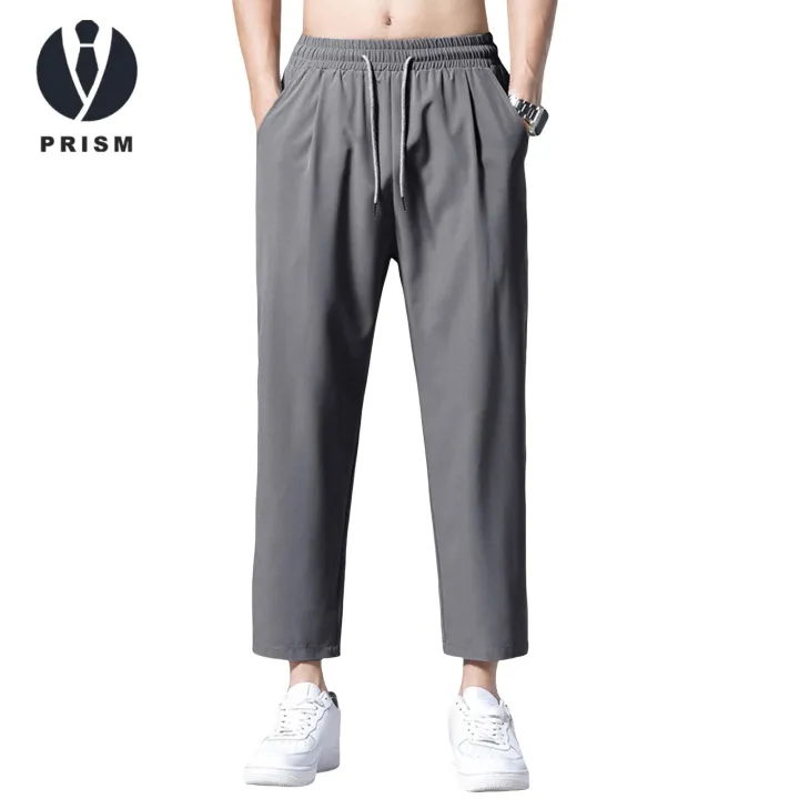Prism%20Men%20Quick-dry%20Relaxed%20Fit%20Pants%20Men's%20Casual%20Ankle-length%20Pants%20Solid%20Color%20Straight%20Wide-leg%20Trousers%20Elastic%20Waist%20Ice%20Silk%20Breathable%20Quick-dry%20Cargo%20Streetwear%20with%20Pockets%20Stylish%20for%20Everyday%20-%20Image%202