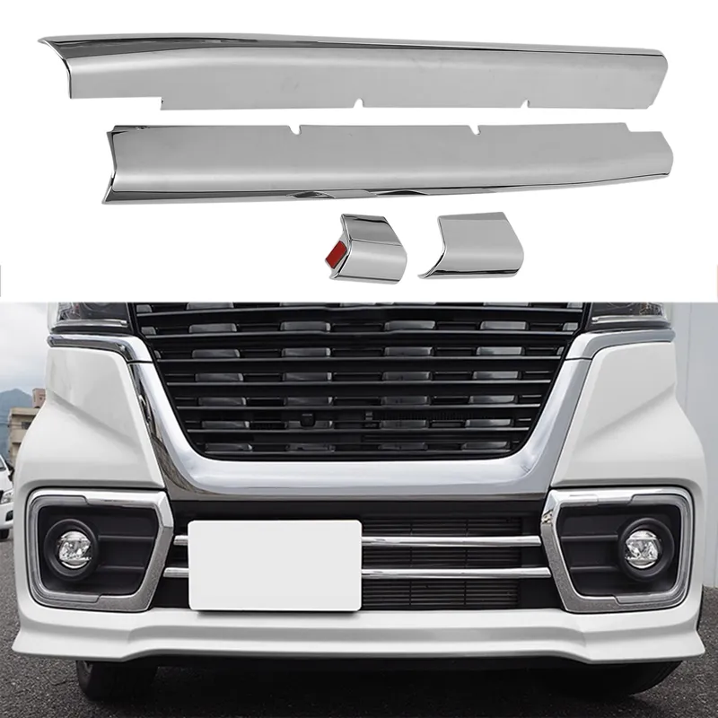 Car Chrome Front Grille Trim for Suzuki Spacia Custom MK53S Car