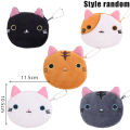 Cute Cartoon Cat Zero Wallet Plush Toy Earphone Bag Student Wallet Storage Bag Doll Pendant Birthday Gift. 